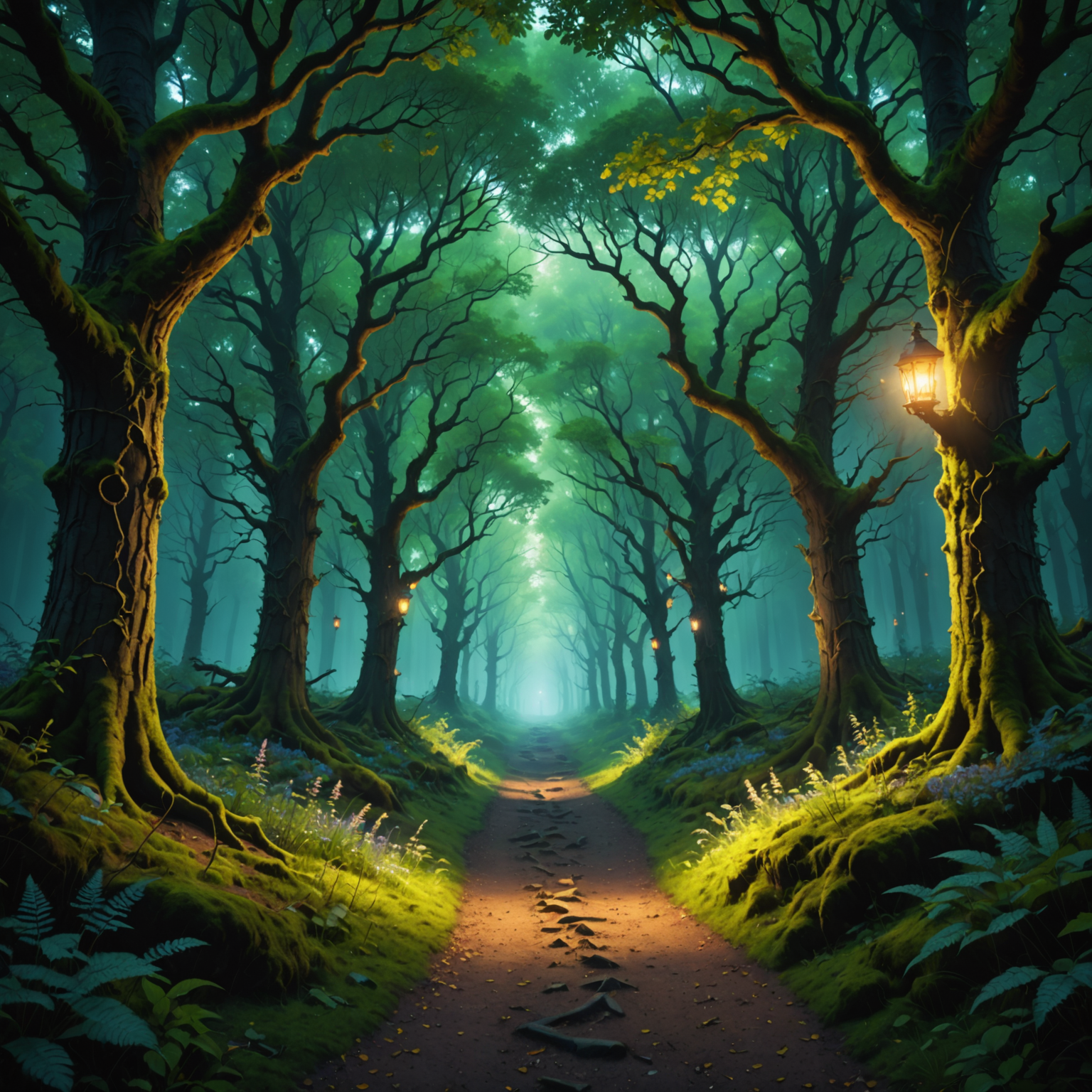 4K Fantasy Desktop Wallpaper – Mystic Forest Path 4K Fantasy Desktop Wallpaper – Mystic Forest Path fantasy art