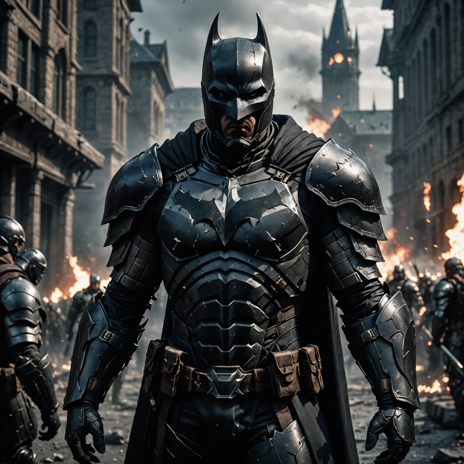 Dark Knight Warrior Fantasy Art – Obsidian Champion fantasy art