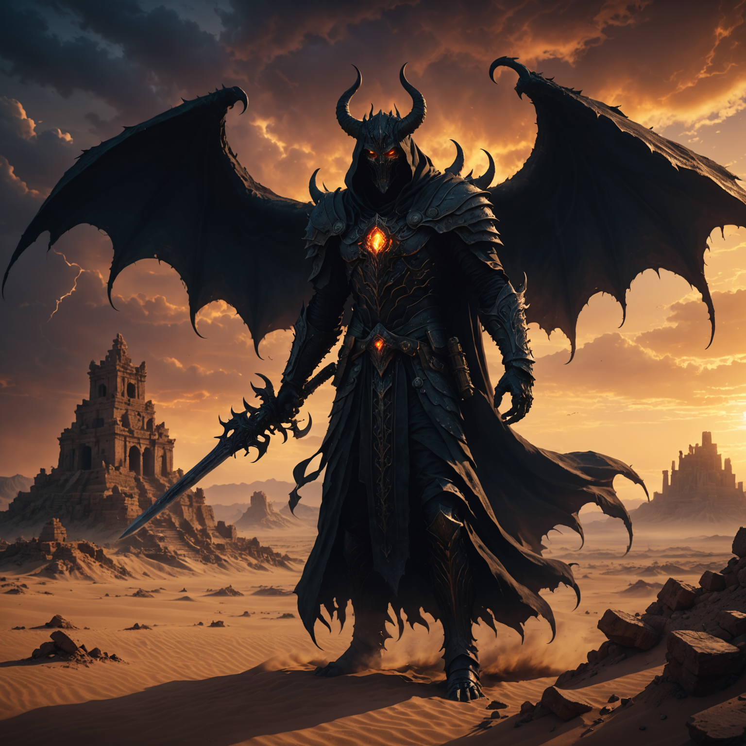 Shadow Overlord: Master of the Desert Kingdom's Demons Shadow Overlord: Master of the Desert Kingdom's Demons fantasy art