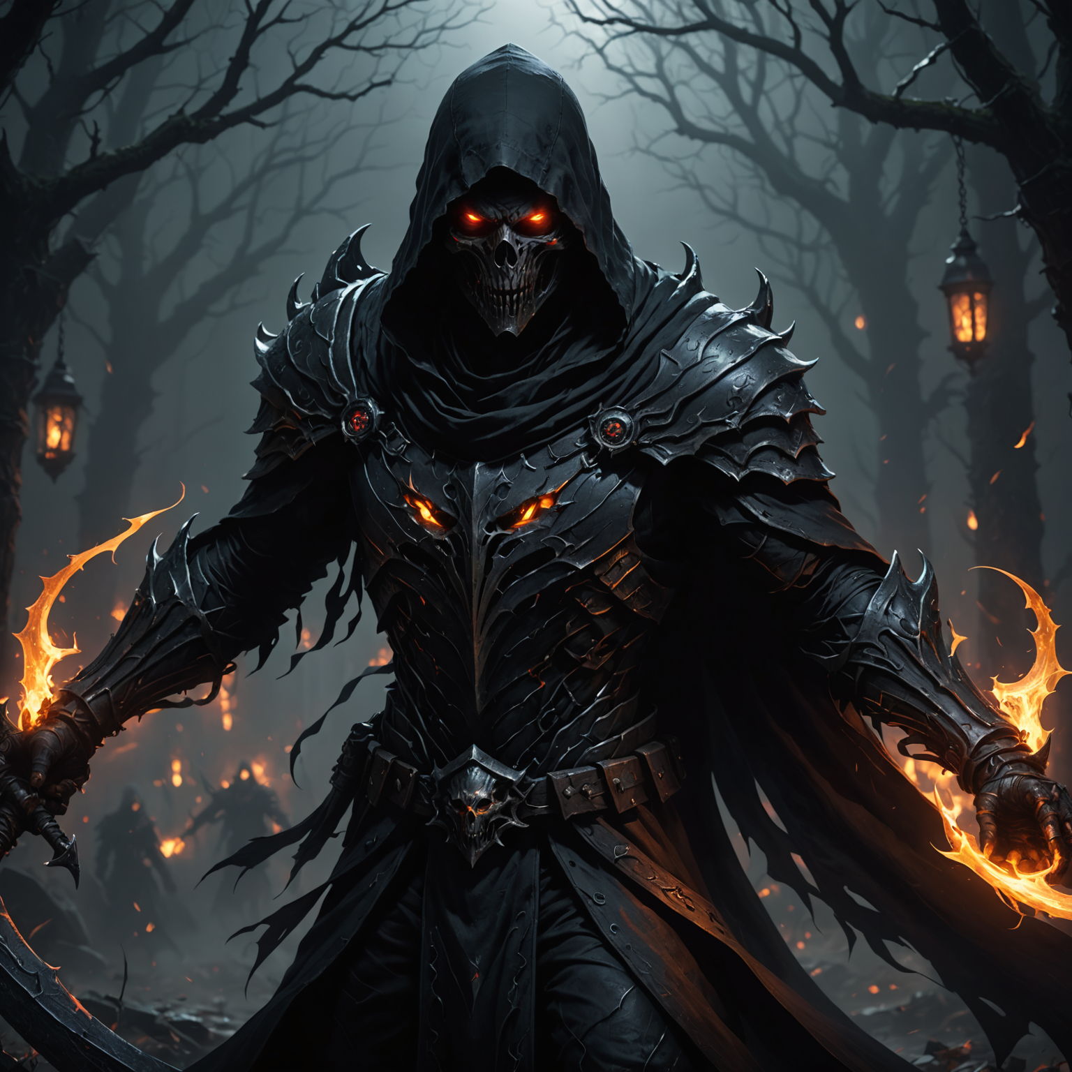 Shadow Realm Reaper – Dark Entity Fantasy Art fantasy art