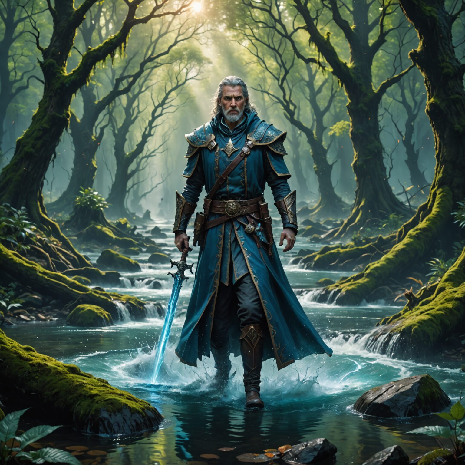 The Archmage of the Ancient Forest: Master of Water Magic fantasy art