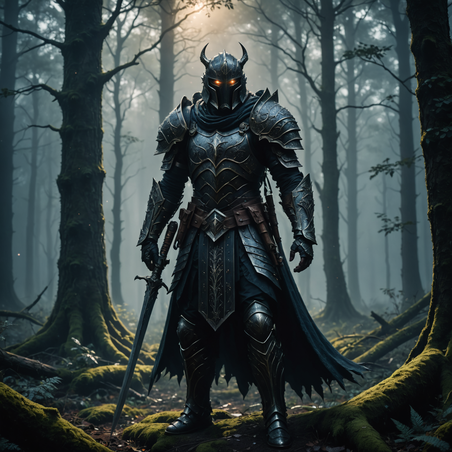 The Celestial Guardians of the Forest: Dark Warriors of Eternal Vigilance The Celestial Guardians of the Forest: Dark Warriors of Eternal Vigilance fantasy art