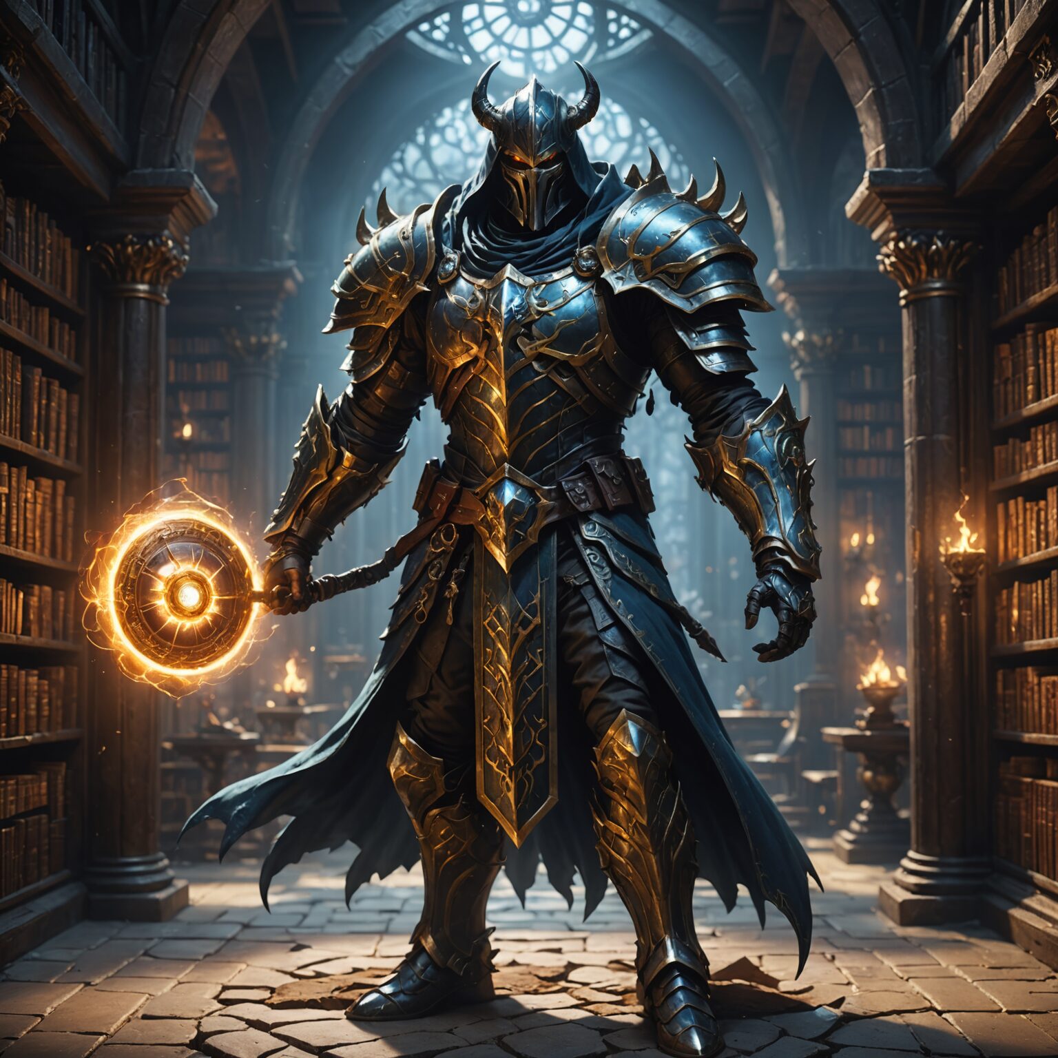 The Earthbound Protector: A Demon Overlord in the Arcane Library The Earthbound Protector: A Demon Overlord in the Arcane Library fantasy art