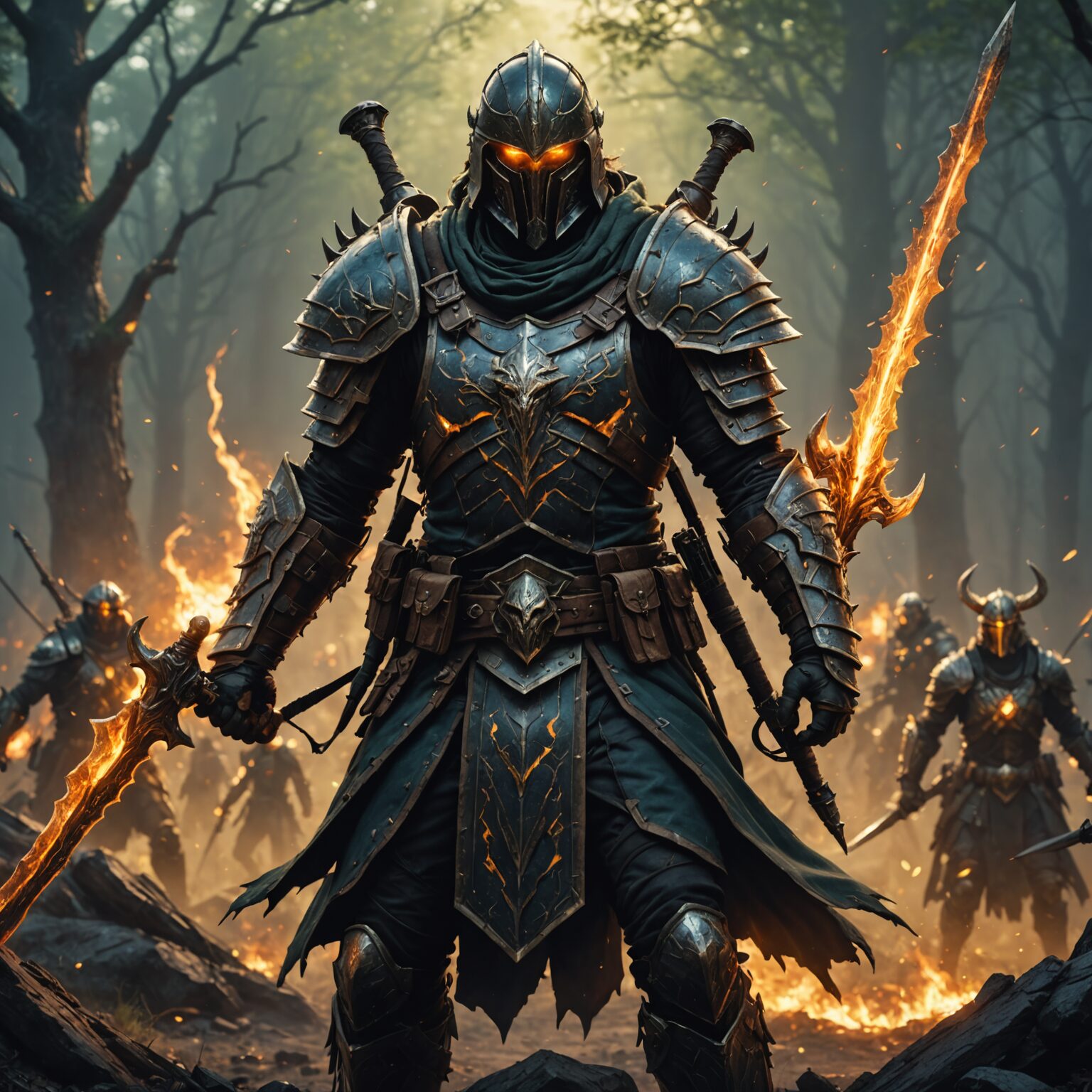 The Earthbound Warlord: A Hunter’s Command on the Battlefield The Earthbound Warlord: A Hunter’s Command on the Battlefield fantasy art