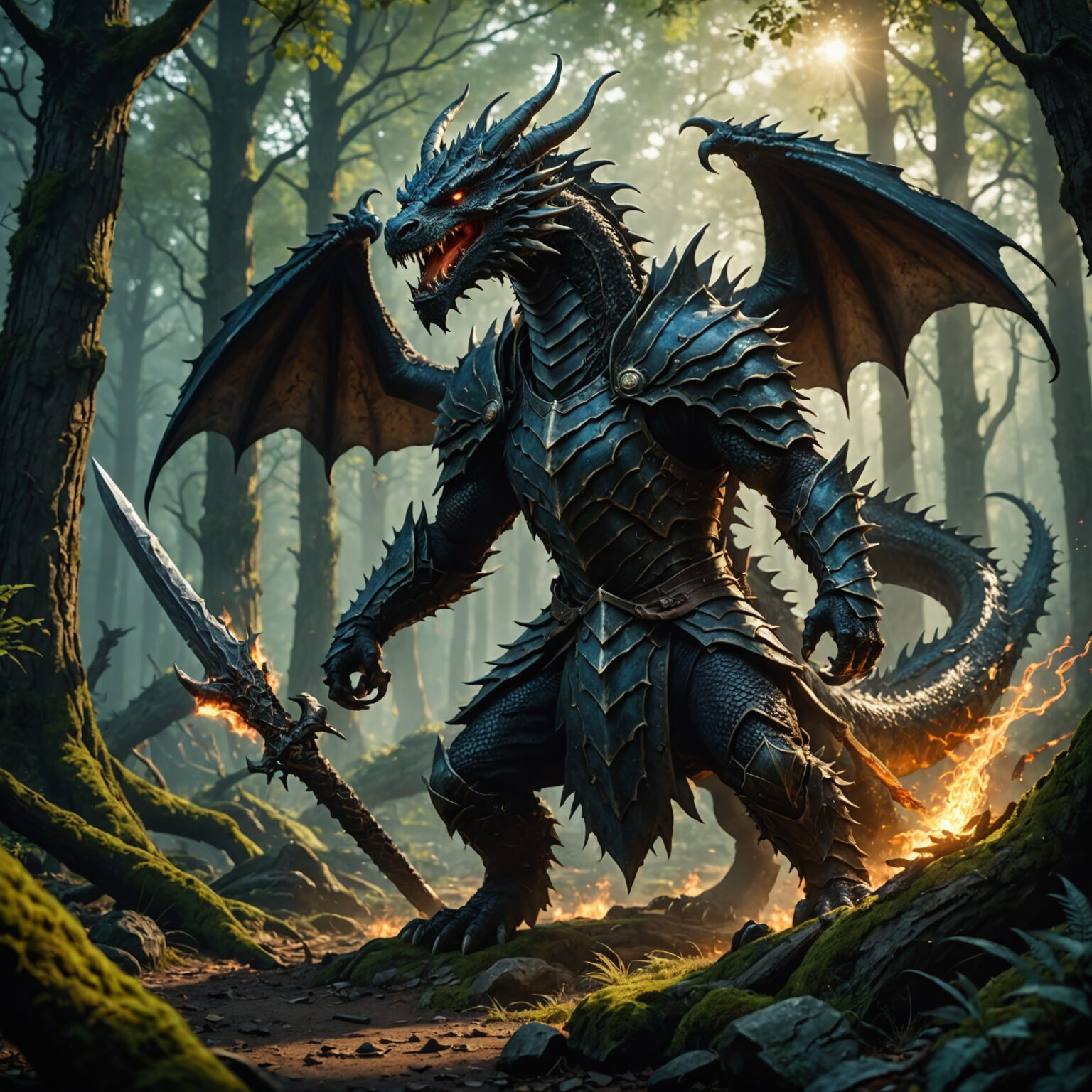 Shadow Dragon Fantasy Art fantasy art