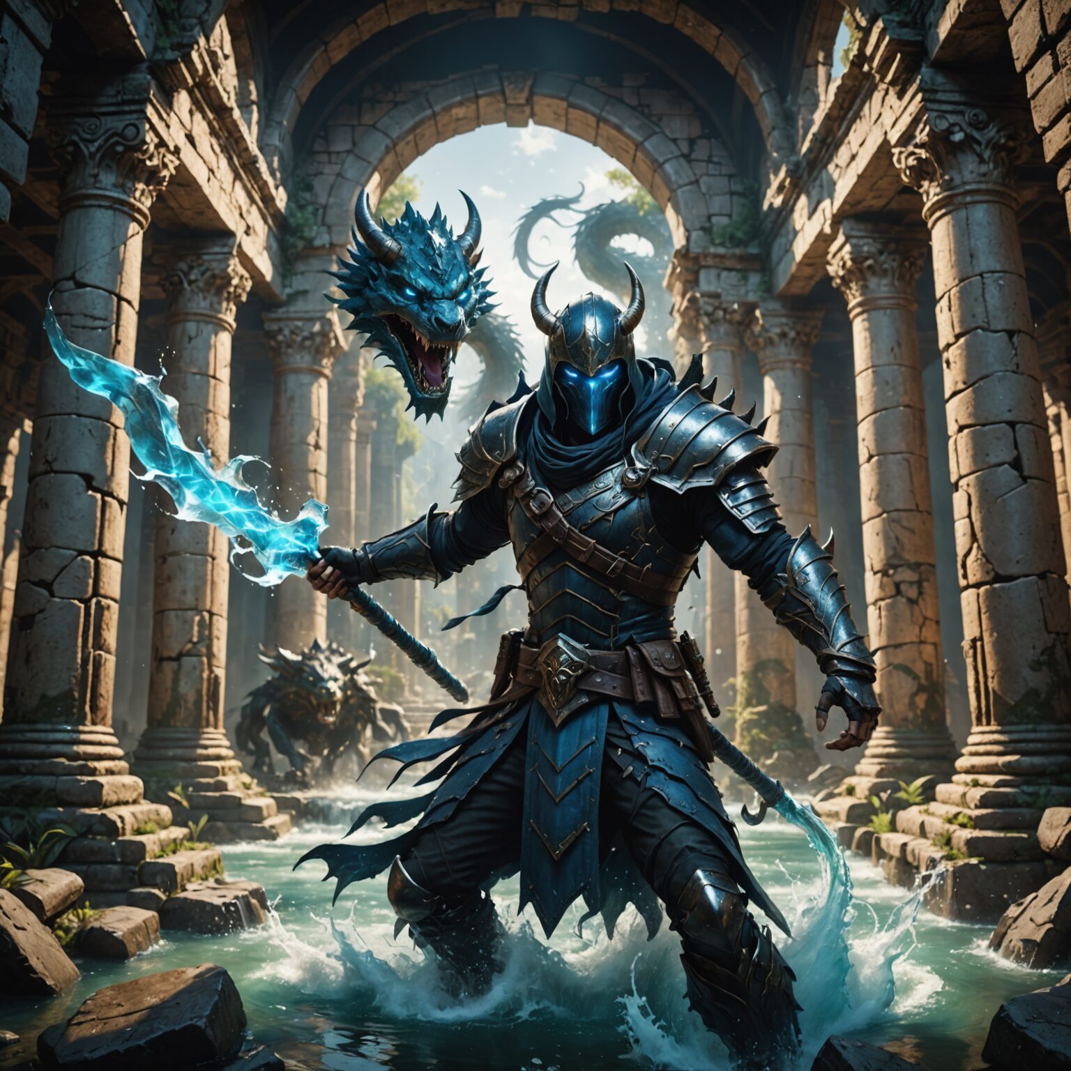 Water Wyrm Fantasy Art fantasy art